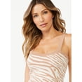 thumbnail image 5 of Sofia Intimates by Sofia Vergara Zebra Knit Lounge Tank Top, Cozy Knit, Sleeveless (Women's), 5 of 7