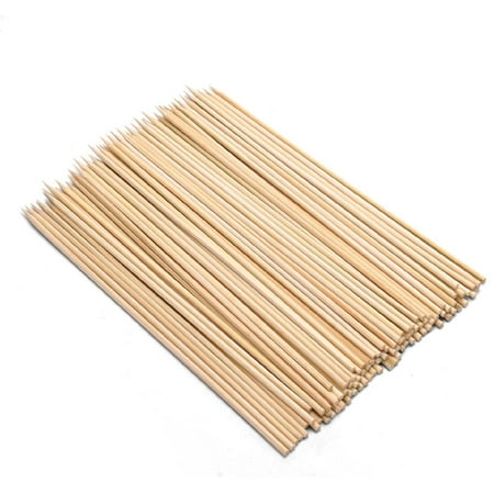 Fridja 100PCS Barbecue Sticks Bamboo Skewers Grill Wood Cooking Holder ...