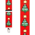thumbnail image 2 of SuspenderStore Christmas Tree Suspenders - 1.5 Inch Wide - Clip - 4 Sizes Including Big & Tall, 2 of 4