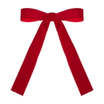 Set of 12 Velvet Bows Ornaments for Christmas Tree, Vintage Velvet Bows Christmas Tree Decorations, Xmas Home Decor for Wreath Mantle Gift Wrap Holiday Decor, Bright Red