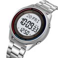 thumbnail image 6 of Solar Powered Waterproof Sports Digital Wristwatch, Multifunctional Luminous Outdoor Watch with Alarm Clock, Casual Trendy Design for Men, Women, and Outdoor Activities, 6 of 9