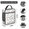 thumbnail image 3 of Athletic Sports Themed Lunch Box, Insulated Leakproof Cooler Bag - Reusable Meal Tote for Players and Fans of All Major Ball Sports, 3 of 6