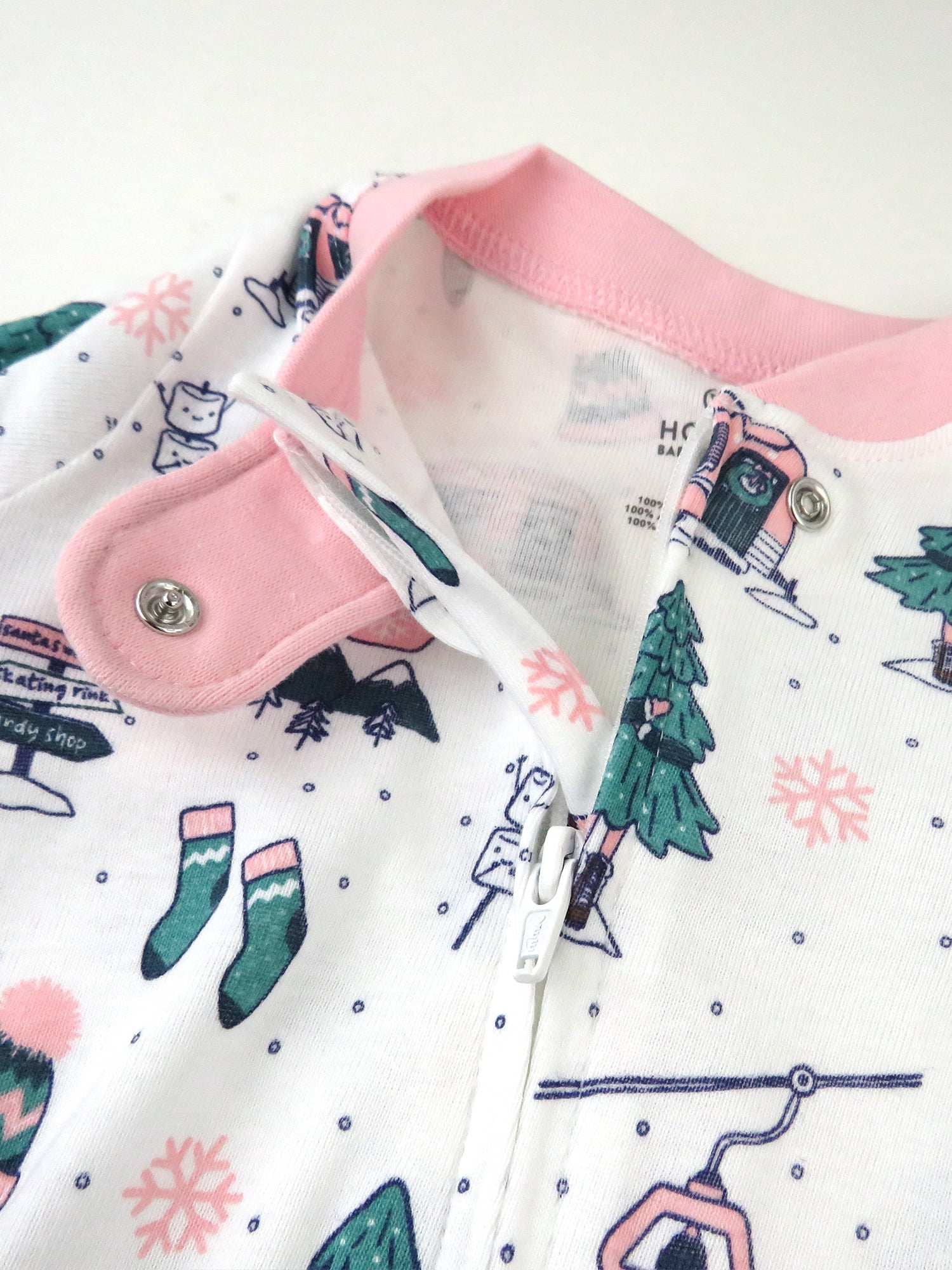 Honest Baby Clothing Gender Neutral Organic Cotton Holiday Sleep N Play, Sizes Newborn-9 Months