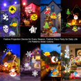 thumbnail image 2 of Proyector de luces HAKUTA para Halloween y Navidad con 16 diapositivas, 2 of 9