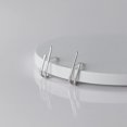 thumbnail image 4 of Solid 925 Sterling Silver Bar Open Hoop Earrings Huggie Studs for Women Teens Bar Half Hoop Earrings Huggie, 4 of 8