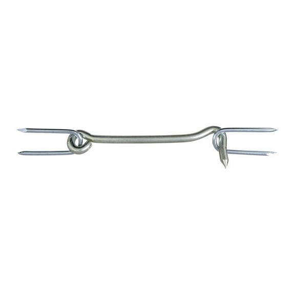 National Hardware V2102 Series N122-242 Gate Hook, 6 in L Dimensions, Steel, Zinc, 1/PK