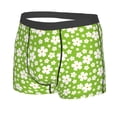 thumbnail image 2 of Naloa Green White Flowers Print Mens Underwear - Boxers for Men, Classic Briefs for Men, 2 of 9