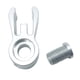 thumbnail image 1 of Colector de tija de manillar con perno plata Sharpla, 1 of 6