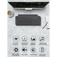 thumbnail image 3 of Wireless BT Keyboard 2.4GHz Keyboard Desktop Ultra-thin Keyboard Tablet PC Mobile Phone Slot with Touchpad for Tablet PC Mobile Phone Laptop Notebook, 3 of 7