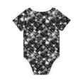 thumbnail image 2 of Daiia Seamless Pattern With Skulls Printed Unisex-Baby Short Sleeve Onesies Bodysuits Baby Climbing Clothes Soft and Comfortable Romper with Expandable Shoulder Design-12 Months, 2 of 8