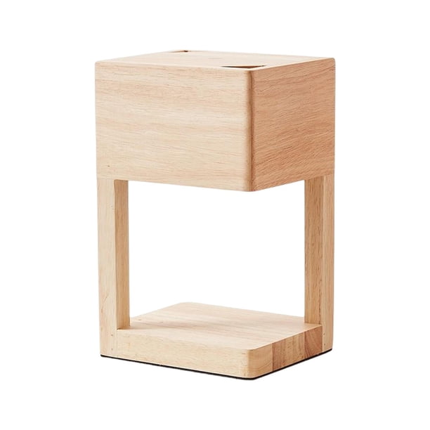 Lámpara de metal fundido para mesita de noche, decoración de luz nocturna beige