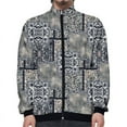 thumbnail image 3 of Nueva chaqueta con cremallera y estampado de estilo hawaiano de alta calidad para hombre, ropa de calle informal de manga larga, chaqueta holgada con gráficos lavados, 3 of 5