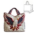 thumbnail image 3 of The United States Commemorative Patchwork Shoulder Bag Spacious and Convenient, 3 of 6