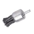 thumbnail image 2 of Shisuyan Brosse d'Extrémité en Fil d'Acier en Forme de Stylo Noué pour Broyeur Perceuse Électrique (Argent), 2 of 8