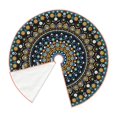 thumbnail image 3 of Bingfone Christmas Tree Skirt Mat Christmas Decoration Interior 48"-Dot Mandala, 3 of 8
