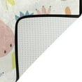 thumbnail image 4 of Coolnut Lightweight Carpet Mats, 31 x 20 inches Area Soft Rugs Floor Mat Doormat Decoration for Rooms Entrance Funny Animals Flowers in Cartoon Style, 4 of 6
