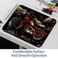 thumbnail image 6 of Motorcycle Square Desk Mat, 8.3x9.8 Inch, Non-Slip Rubber Bottom, Printed, Suitable for Office and Gaming - Gaming Mousepad and Mouse Pad, 6 of 6
