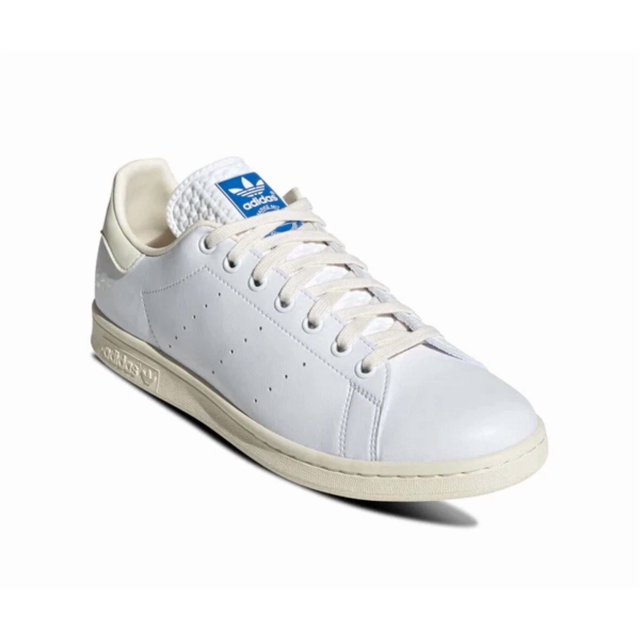 Ad-id-as Originals Men's White Blue Bird Stan Smith Casual Shoes H05334