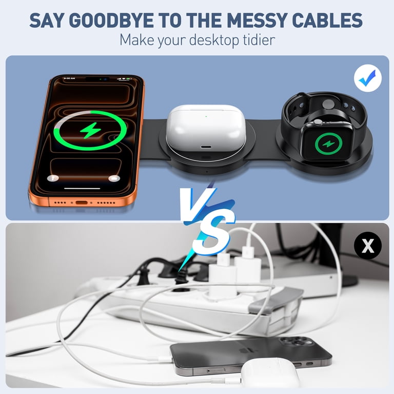 3-in-1 Wireless Charging Station for Apple Devices photo 6