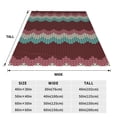thumbnail image 3 of Bixox Fleece Blanket fall leaf Element Pattern Super Soft Double-Sided Microfiber Flannel Blanket for Sofa, Bed, Couch,Suitable for All Seasons - 50"x40", 3 of 5