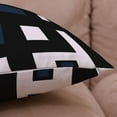 thumbnail image 5 of Set of 4 White Black Navy Blue Modern Abstract Geometric Throw Pillow Covers 18x18 Inches Decorative Cushion Pillow Cases Square Pillowcases for Bed Sofa, 5 of 6
