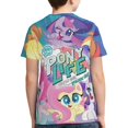 thumbnail image 2 of T-Shirt Jeunesse Mon Petit Poney Imprimé 3d Col Rond Graphique Manches Courtes pour Garçons Filles, 2 of 8