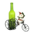 thumbnail image 2 of Three Star Import & Export  11 x 9 in. Snowman on Tricycle Wine Bottle Holder, 2 of 2