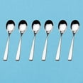 6pcs 304 Creative Stainless Steel Teaspoon Coffee Spoon Dessert Stir
