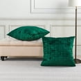 thumbnail image 2 of Home Soft Things Textured Velvet Pillow Covers (Set of 2), - Eden - 26" x 26", 2 of 5