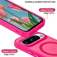 thumbnail image 5 of YINLAI Google Pixel 9 Case Mag-safe Translucent Matte Magnetic Pixel 9 Case Slim Fit Shockproof Protective Phone Cases for Google Pixel 9 6.3", Hot pink, 5 of 7