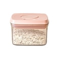 thumbnail image 3 of Tanque De Almacenamiento Recipiente de plástico blanco de 1 pieza con tapa hermética para organizar la despensa (550 ml) Rkxzt, 3 of 8