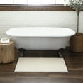 thumbnail image 4 of Mohawk Home Homespun Plush Fade/Stain Resistant Non-Slip Machine Washable Bath Rug, Parchment, 1' 5" x 2', 4 of 7