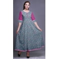 thumbnail image 2 of Bimba Robe Anarkali Longue Tenue Ethnique Indienne pour Femmes Maxi Kurta EthnicKurti, 2 of 6