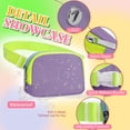 thumbnail image 5 of TINYAT Fanny Pack for Women 3 Zipper Pockets Waist Bag Waterproof Belt Bag Purse for Walking Shopping, 5 of 8