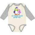thumbnail image 3 of Inktastic My Great Aunt Loves Me Cute Penguins Girls Long Sleeve Baby Bodysuit, 3 of 5