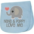 thumbnail image 2 of Inktastic Nana and Poppy Love Me Baby Burp Cloth, 2 of 3