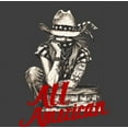 thumbnail image 2 of All American Cowgirl Adult Charcoal Crew Neck Short Sleeve Tee-Medium, 2 of 4