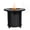 Black-30", variant on 30" Propane Gas Fire Pit Table, 50000 BTU Round Steel for Outside Patio, Garden, Courtyard, Black