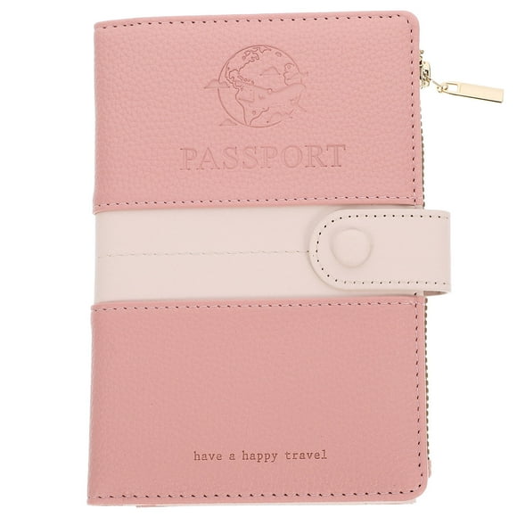 Minkissy Waterproof Document Holder for Travel Passport Protector PU 1Pcs