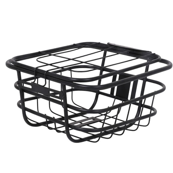 funtasica Front Bike Basket,Cycling Carrying Case,Iron,Easy to Install,Waterproof Front Rear Hanging Bike Cargo Rack,for Mountain Bikes