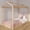 Blonde/Blush Pink, variant on Twin House Bed Pecan + Floating Headboard for Bunks, Twin 945 x 535mm, Evergreen