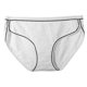 thumbnail image 3 of Bragas de mujer Calzoncillos de algodón sin costuras de cintura media Ropa interior suave, Gris, XXL Methold AP001351-01, 3 of 7