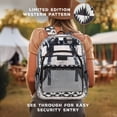 thumbnail image 4 of Wrangler Clear Waterproof Backpack, Durable Plastic Book Bag, Casual, for Girls, Clear Graphite, 4 of 6