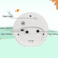 thumbnail image 3 of Alarm Clock Silent Sweep Seconds Nap Timer Cartoon Small Alarm Clock with Light Without Ticking Loud, 3 of 6