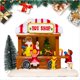 thumbnail image 5 of Casa musical navideña con árbol de Navidad iluminado con luces LED, adornos navideños para escritorio, regalo de Navidad., 5 of 5