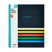 Pen+Gear 12-Month Weekly Planner, Retro Stripes, 9" x 11", July 2024-June 2025