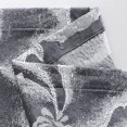 thumbnail image 4 of Dainty Home Floral Park 3D Floral Textured Weaved Lurex Floral Designed Fabric Shower Curtain 70"W x 72"L in Charcoal, 4 of 6