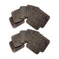 thumbnail image 4 of 12 alfombrillas antivibración para cinta de correr, almohadillas de goma portátiles, almohadillas para equipos de ejercicio, bancos de pesas para negro y naranja, 4 of 8