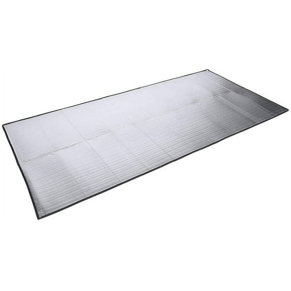 ZOUSSIQI Tapis de Couchage en Papier D\'aluminium EVA pour Camping, Randonnée, Voyage, Pique-Nique en Plein Air Argent (78.8 x 78.8 Pouces) CA919-37705