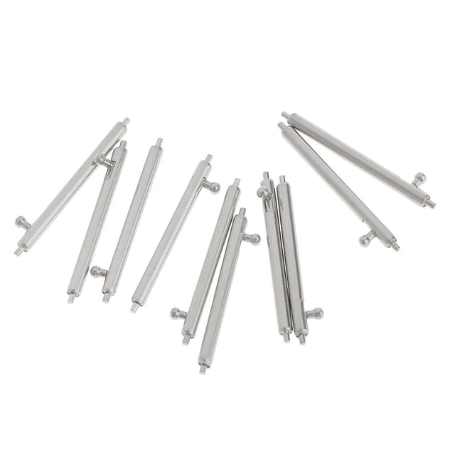 10 pasadores de resorte para correa de reloj de liberación rápida de 14 mm a 26 mm para relojes inteligentes. 19mm